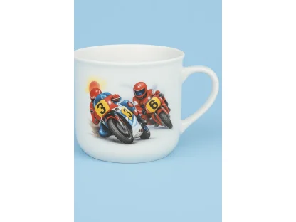 Hrnek Vařák motorky český porcelán Dubí 0.65 L
