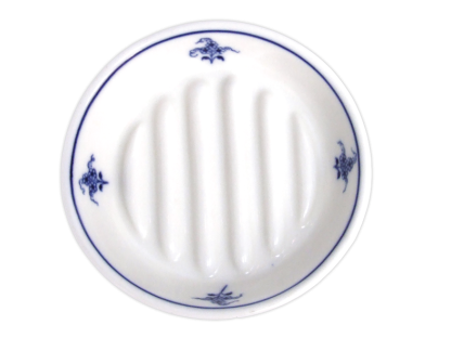 Zwiebelmuster Hygieneset Seifenschale 12,5cm Original Bohemia Porzellan Dubi Karlsbader 