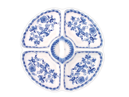 Zwiebelmuster Cabaret four piece 32cm Original Blue Onion Pattern Bohemia from Dubi