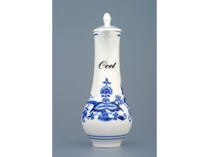 Cibulák Karafka Ocet 0,14 l 16cm Originálny Český Porcelán Dubí 