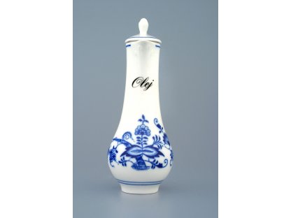 Cibulák Karafka Olej 0,14 l 16cm Originálny Český Porcelán Dubí 