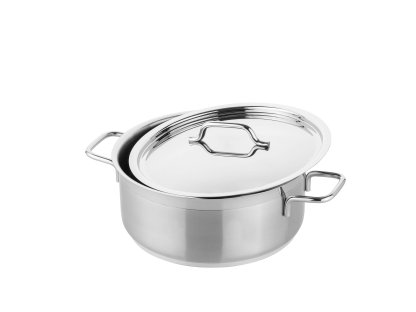 Stainless steel saucepan 4.3 L with lid Berndorf