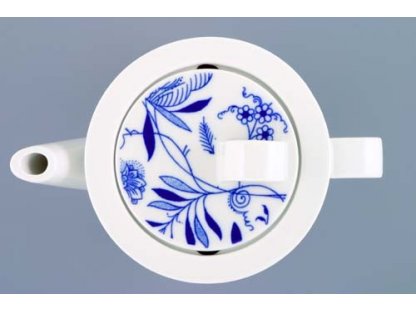 Kanvica čaj Bohemia Cobalt s viečkom  0,80 l dizajn prof. arch Jiří Pelcl český porcelán Dubí