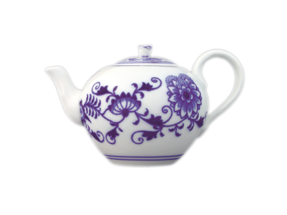 Zwiebelmuster Teapot with strainer 0.65l  Original Blue Onion Pattern Bohemia from Dubi 