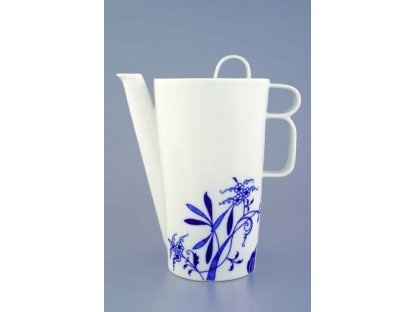 Konvice káva Bohemia s víčkem malým  0,76l Cobalt design prof. arch. Jiří Pelc Český porcelán Dubí 