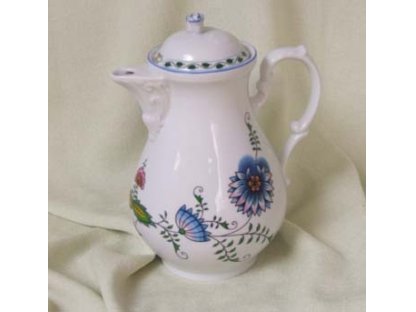 Nature Zwiebelmuster Coffee Pot 1.55L,  Bohemia Porcelain from Dubi