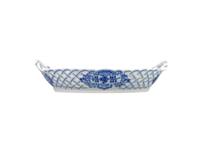 Zwiebelmuster Openwork basket 28cm Original Blue Onion Pattern Bohemia from Dubi