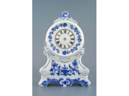 Cibulák Krbové hodiny s růžemi 28cm - tělo Originál Český porcelán Dubí