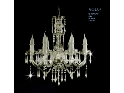 Křišťálový lustr Flora 6