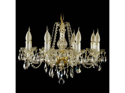 Crystal chandelier Nisa 8 silver