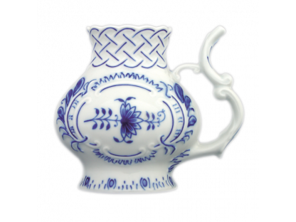 Zwiebelmuster Embossed spa cup 12cm Original Blue Onion Pattern Bohemia from Dubi