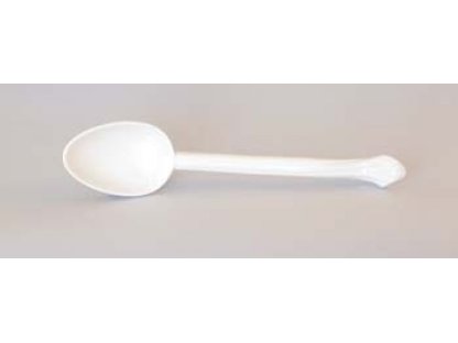 Spoon for saucepan white porcelain 23 cm Czech porcelain Dubí 1.quality