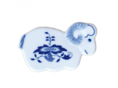 Cibulák Magnetka Baránok 60 x 35 mm Originálny Český Porcelán Dubí 