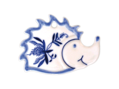 Cibulák Magnetka Ježko 6cm Originálny Český Porcelán Dubí 