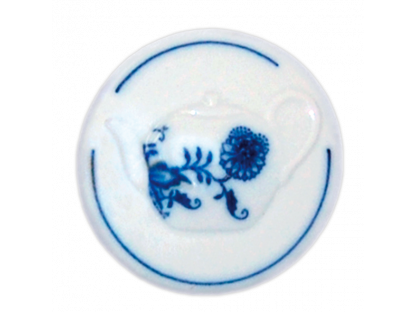 Cibulák Magnetka Kanva čajová 4,5 cm Originálny Český Porcelán Dubí