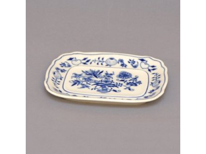 Cibulák Maslenka hranatá malá spodok 17 cm Originálny Český Porcelán Dubí