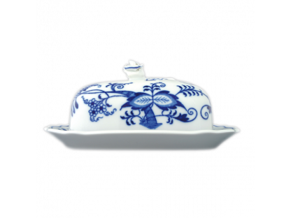 Zwiebelmuster Square butter dish large set 19cm Original Blue Onion Pattern Bohemia from Dubi