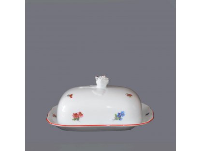 Máslenka hranatá velká 19cm Házenka Český porcelán Dubí