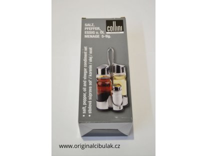 5 kusov soľ korenie ocot olej 23 cm Berndorf Collini