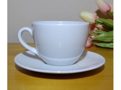 Milada cup 0,25 L and saucer 15 cm Czech porcelain Dubí