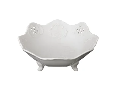 Mísa Aida prořezávaná  32cm BÍLÁ Český porcelán Dubí 