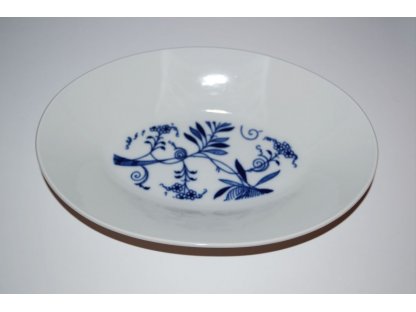 Bohemia Cobalt oval spaghetti bowl - design by prof. arch. Jiří Pelcl, onion porcelain Dubí