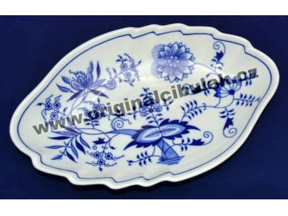 mísa cibulák dvojlist 24 cm originální český porcelán Dubí 2.jakost