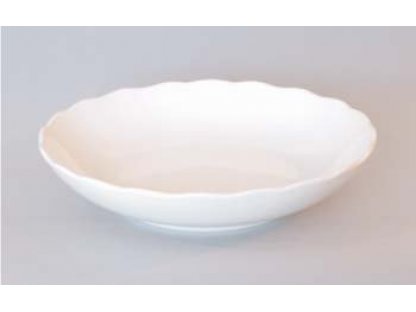 Compote bowl 24cm white Bohemia porcelain Dubí