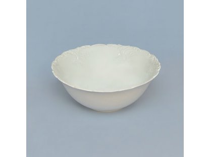 Misa kompótová hlboká reliéfna Opera 25cm 995g Český porcelán Dubí 