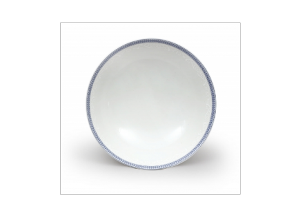 mísa kompotová  Opál  16 cm krajka modrá Thun  1 ks český porcelán