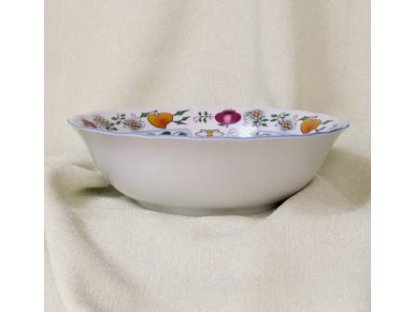 Nature Zwiebelmuster Fruit Bowl 21cm,  NATURE Bohemia Porcelain from Dubi