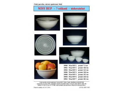 Round bowl white Bep4 16cm