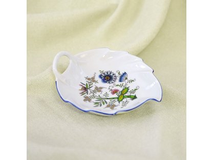 Zwiebelmuster  Leaf Dish 15cm, NATURE Original Bohemia Porcelain from Dubi