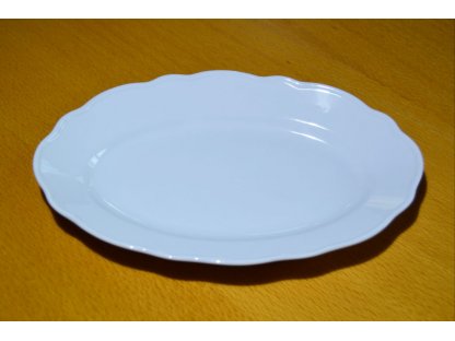 mísa oválná 20 cm bílý  český porcelán Dubí