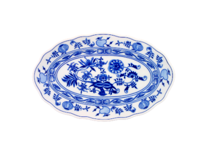Zwiebelmuster Oval bowl 31cm Original Blue Onion Pattern Bohemia from Dubi 