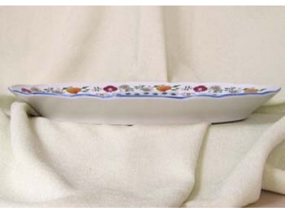 Zwiebelmuster Fish Dish Oval 35cm, NATURE Original Bohemia Porcelain from Dubi