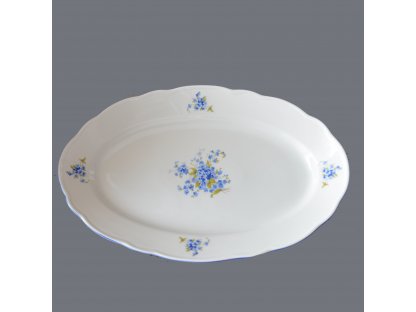 Bowl oval 35cm Forgetfulness Bohemia  porcelain Dubi