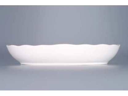 Mísa porcelán bílý salátová oválná 23 cm Český porcelán Dubí 1.jakost