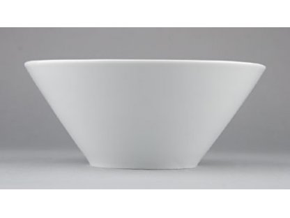 Porcelain bowl white Hotel salad bowl 1l Czech porcelain Bohemia
