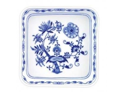Cibulák Mísa salátová čtyřhranná hladká nízká  21x21 cm 680g Originál Český porcelán Dubí