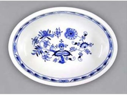 Cibulák Mísa zapékací oválná velká 325 x 244 x 66 mm 1305g Originál Český porcelán Dubí .2.jakost