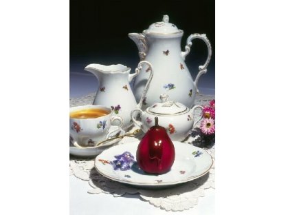 Mísa polévková oválná bez výřezu 2,00l 1840g  HÁZENKA Český porcelán Dubí 