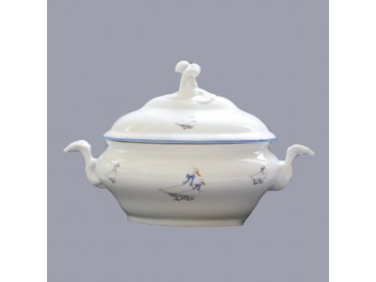 Oval vegetable bowl 1.50l GEESE Bohemia porcelain Dubí