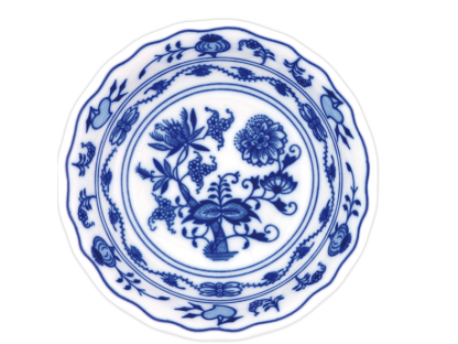 Zwiebelmuster Compote bowl 14cm Original Blue Onion Pattern Bohemia from Dubi 