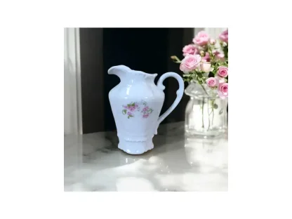 Mliekovka reliéfna Opera 0,40l Opera s ružou Český porcelán Dubí 