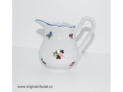 Milk jug 0,16 l Austrian blue line original porcelain Dubí