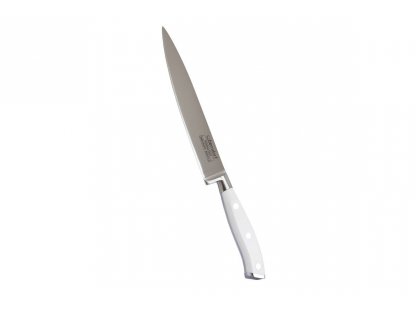 nůž kuchyňský na maso  Berndorf Sandrik ocel čepel 20 cm Profi Line Exclusive bílý