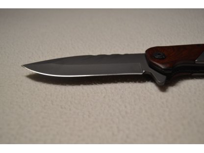 Nôž ocelový šedý 22 cm