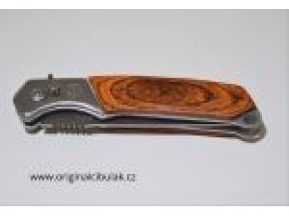 oceľový nôž 24 cm drevo