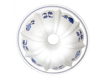  ZELENÝ Cibulák Pečící forma  bábovka 27,2cm x 13cm 1,8 l Originál Český porcelán Dubí 